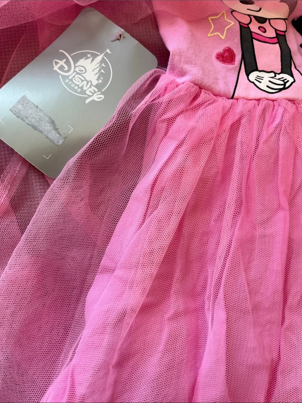 Disney Pink Minnie Mouse Tulle Dress for Kids